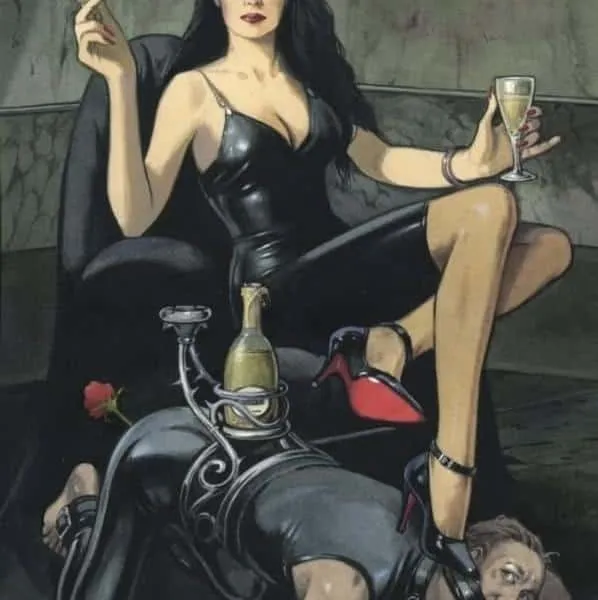 femdom奎茵 – 跪在女上司脚下叫妈妈