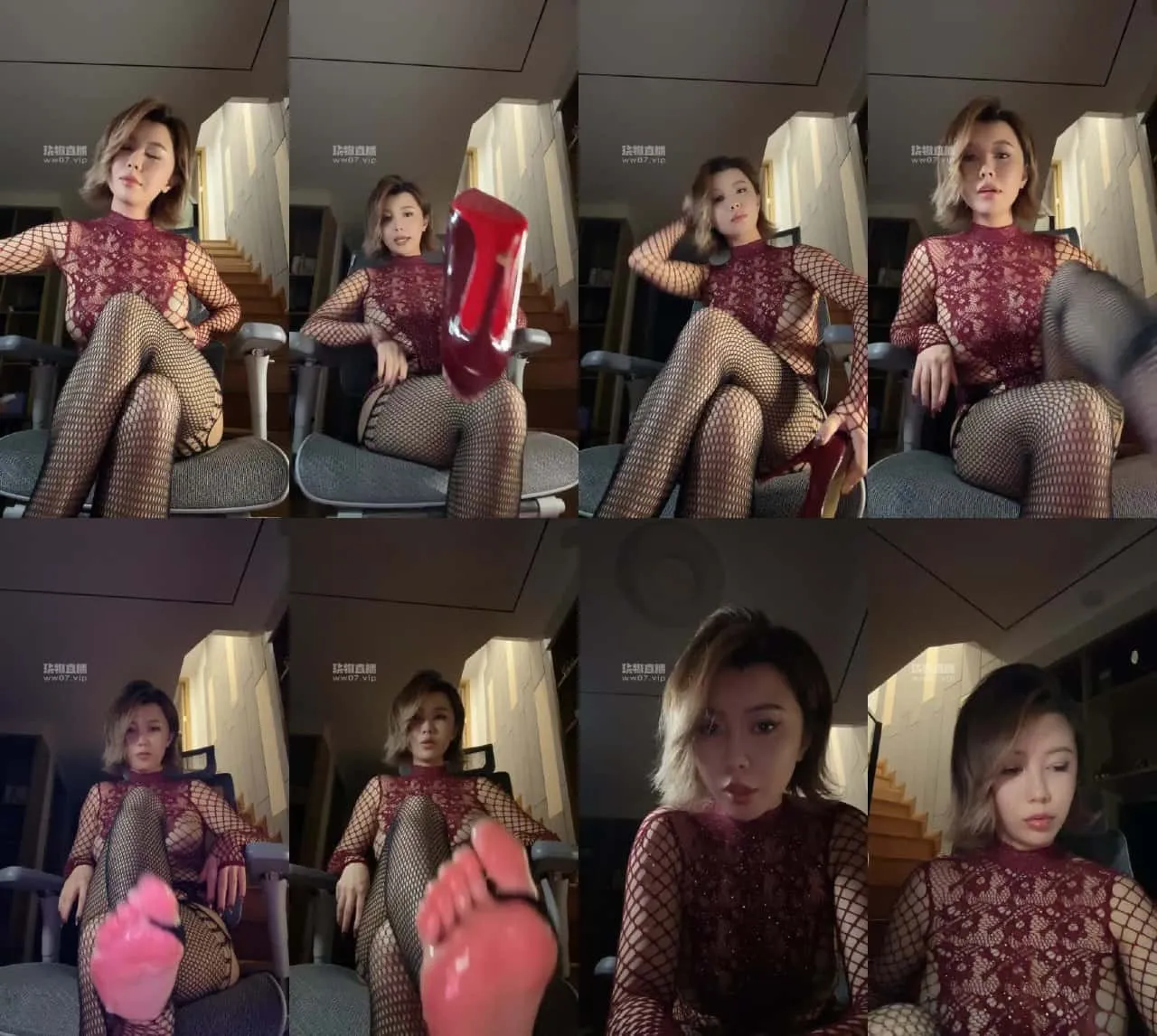 femdom奎茵 –  对着我的脚喊出那两个字