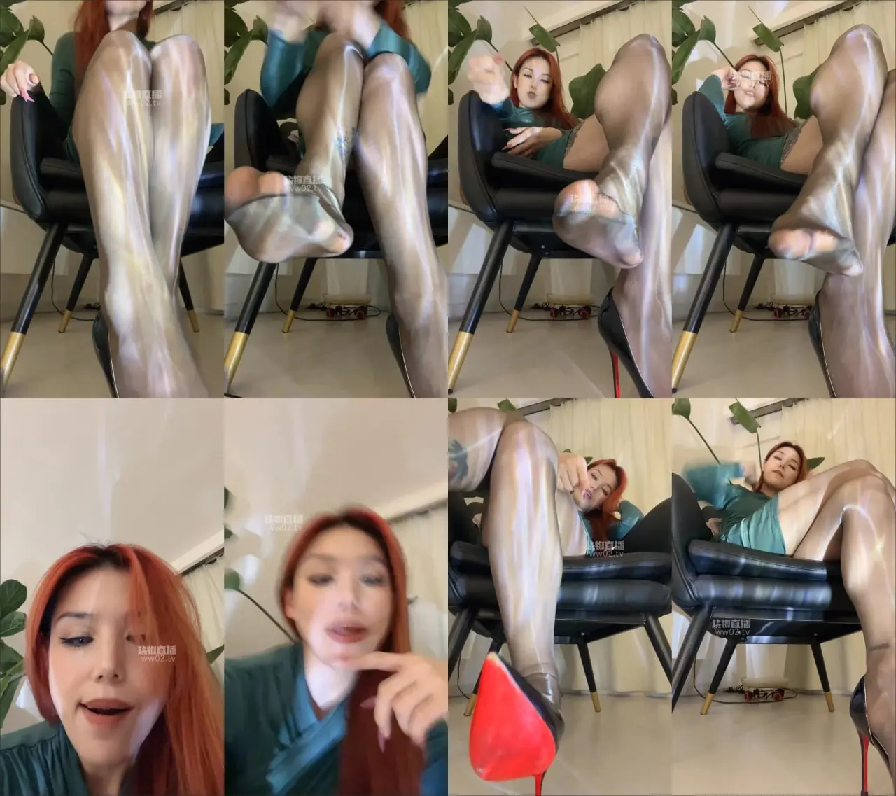 黛帝 – 挑鞋黑丝视角榨精