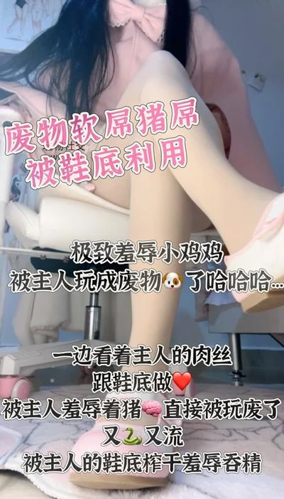 砂糖 – 肉丝室内鞋羞辱猪屌