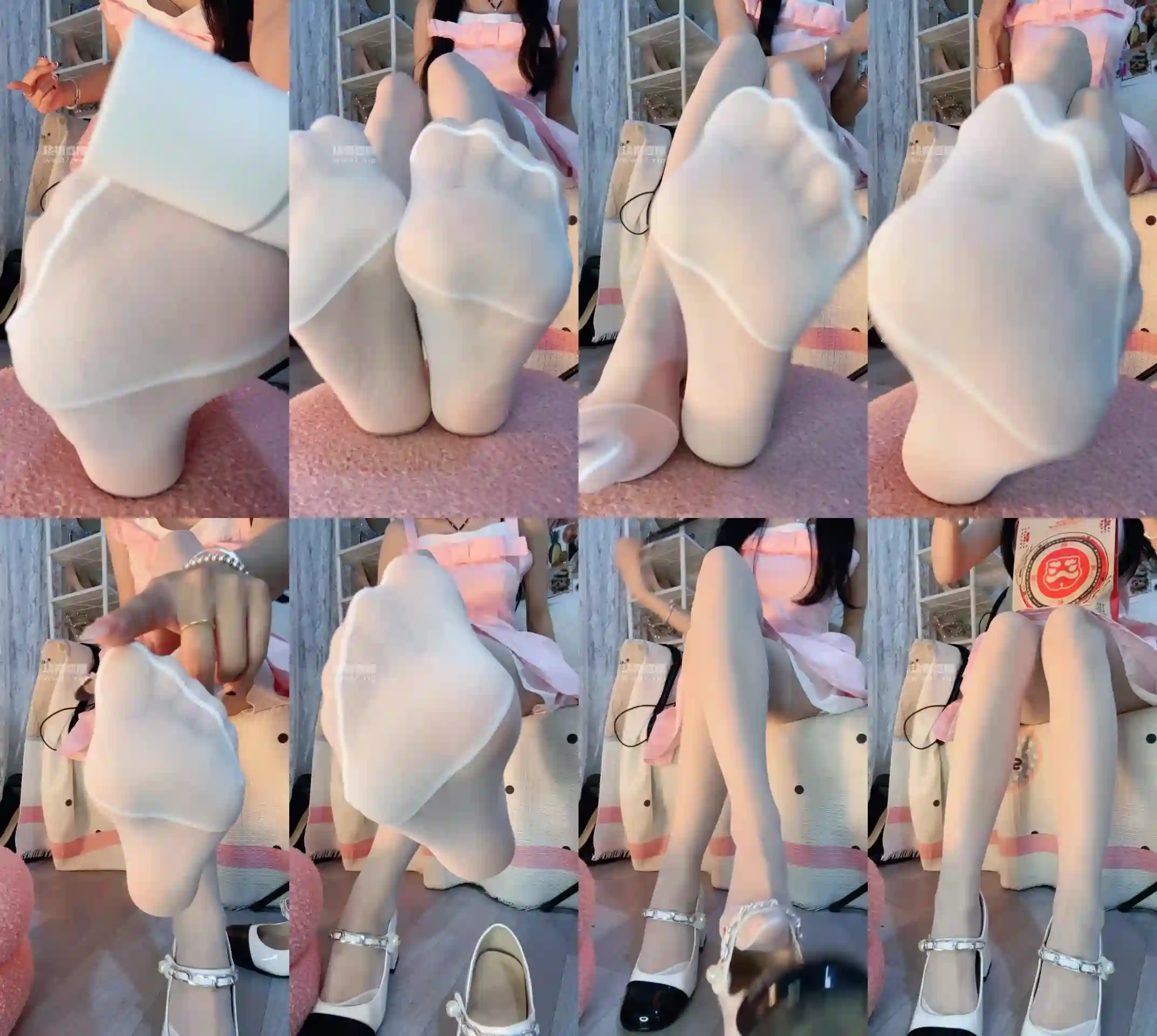 大二苒苒 – 白丝香水戏耍