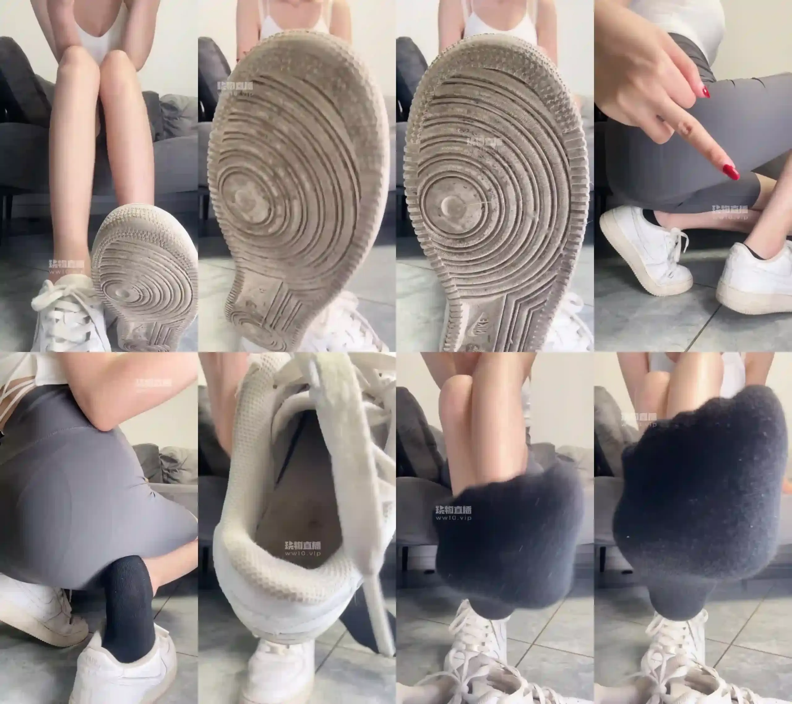 酒鸽 – 瑜伽短裤短棉袜裸足空军