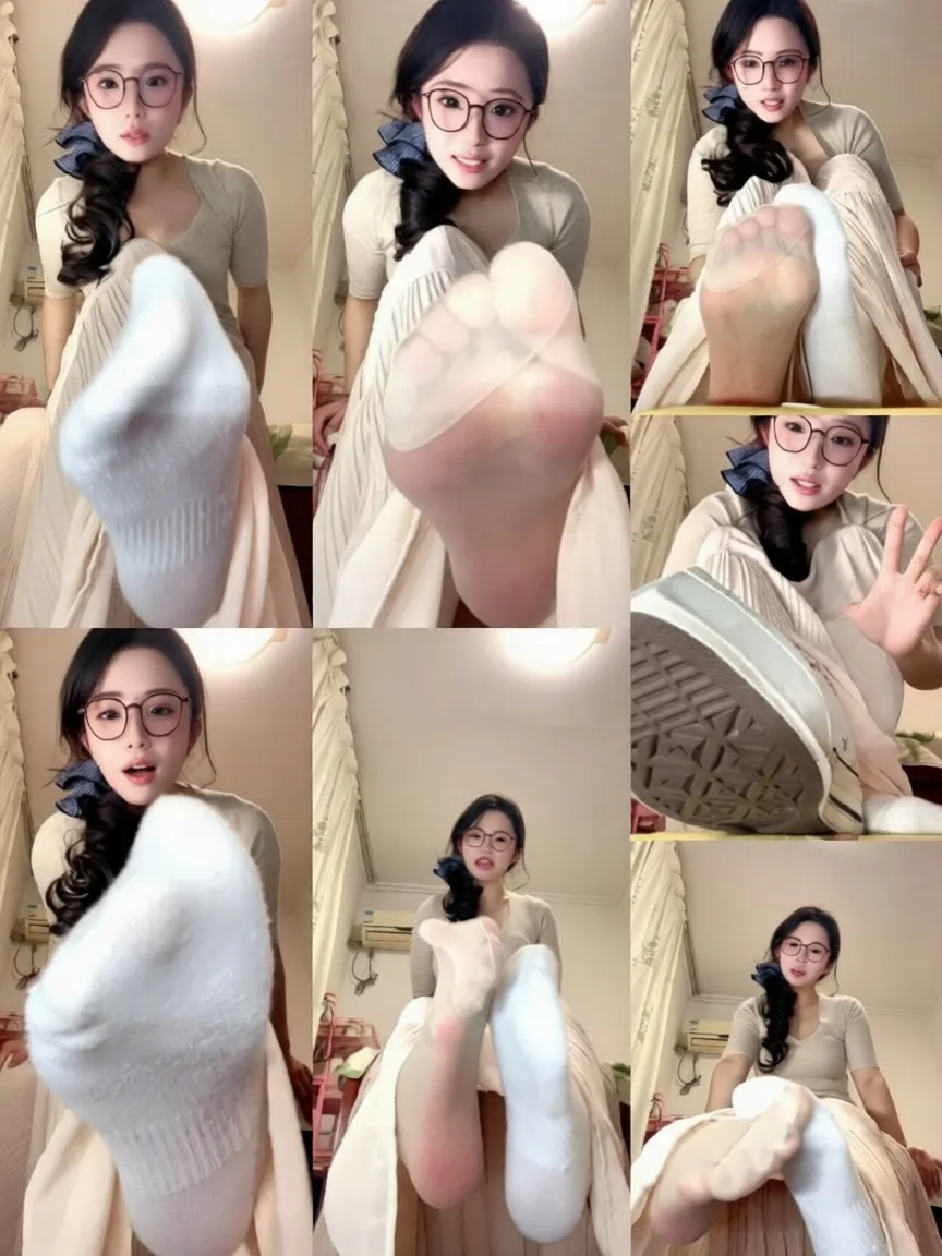 布丁 – 萌妹第一视角白袜肉丝足控